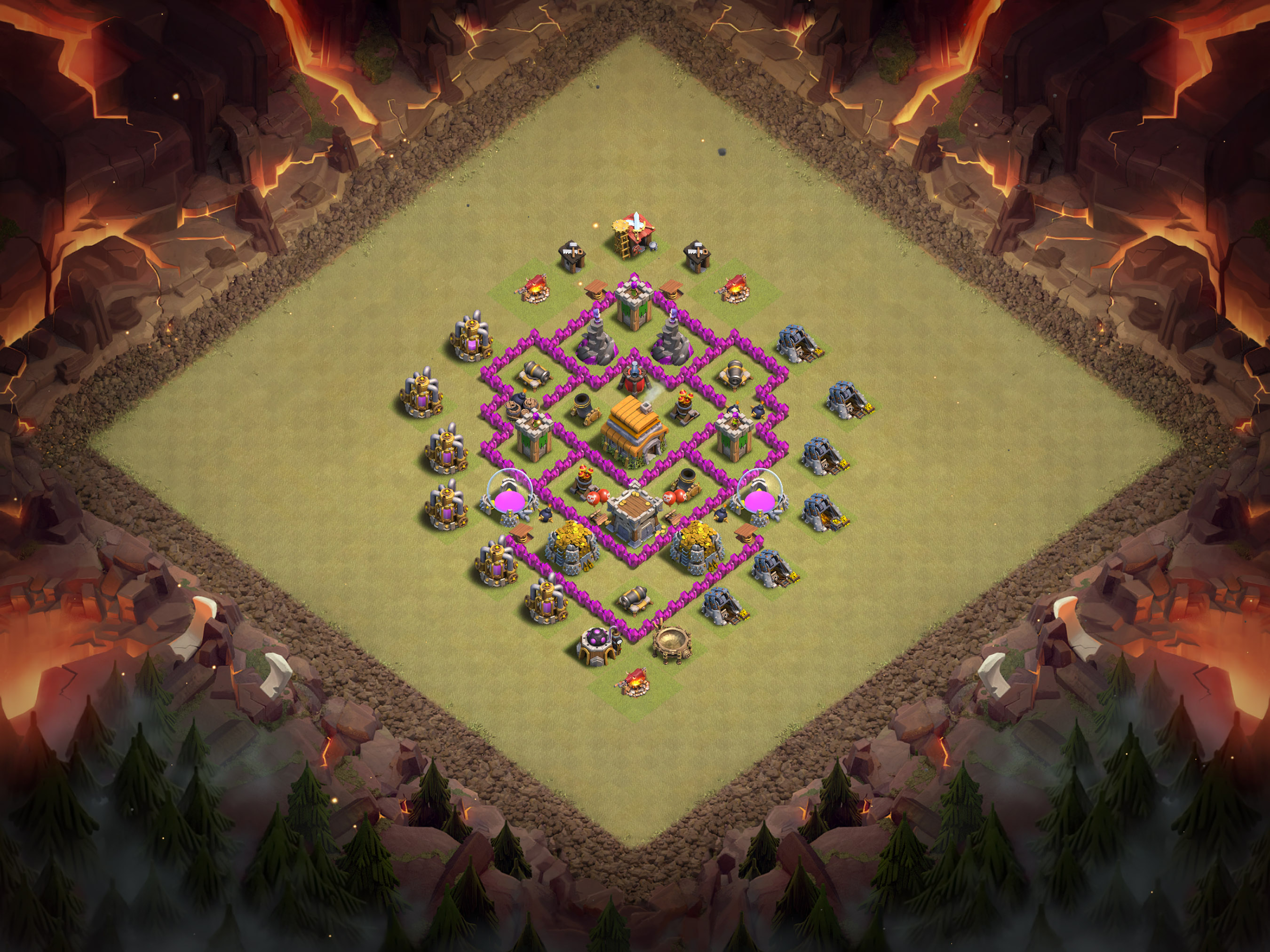 Th6 War Base Layout 23 layout