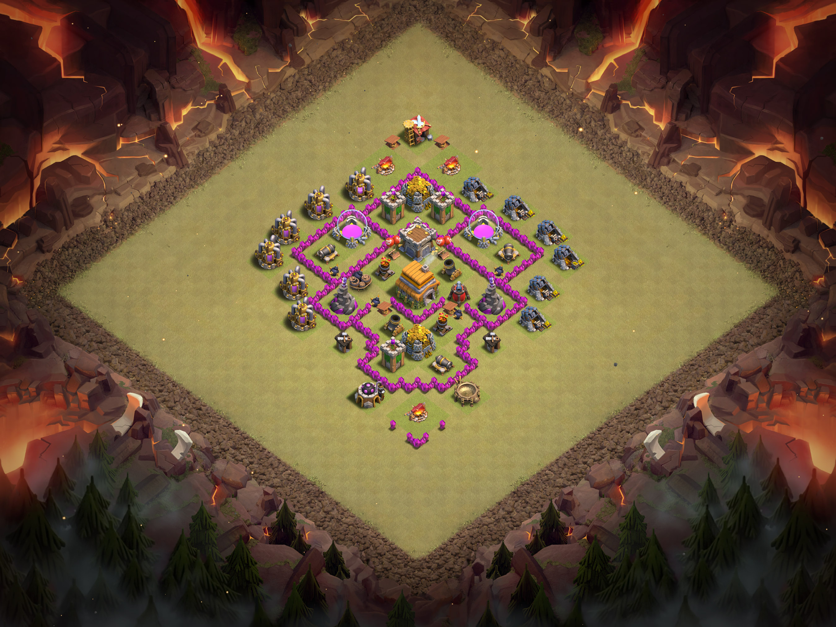 Th6 War Base Layout 24 layout