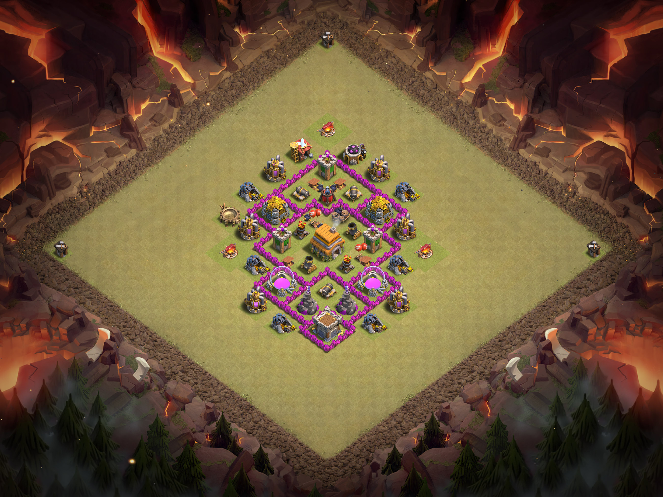 Th6 War Base Layout 3 layout