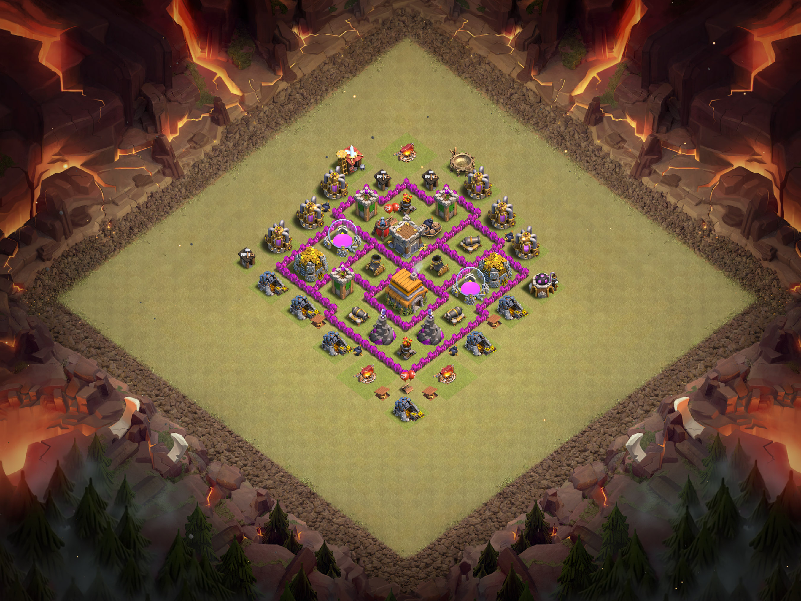 Th6 War Base Layout 4 layout