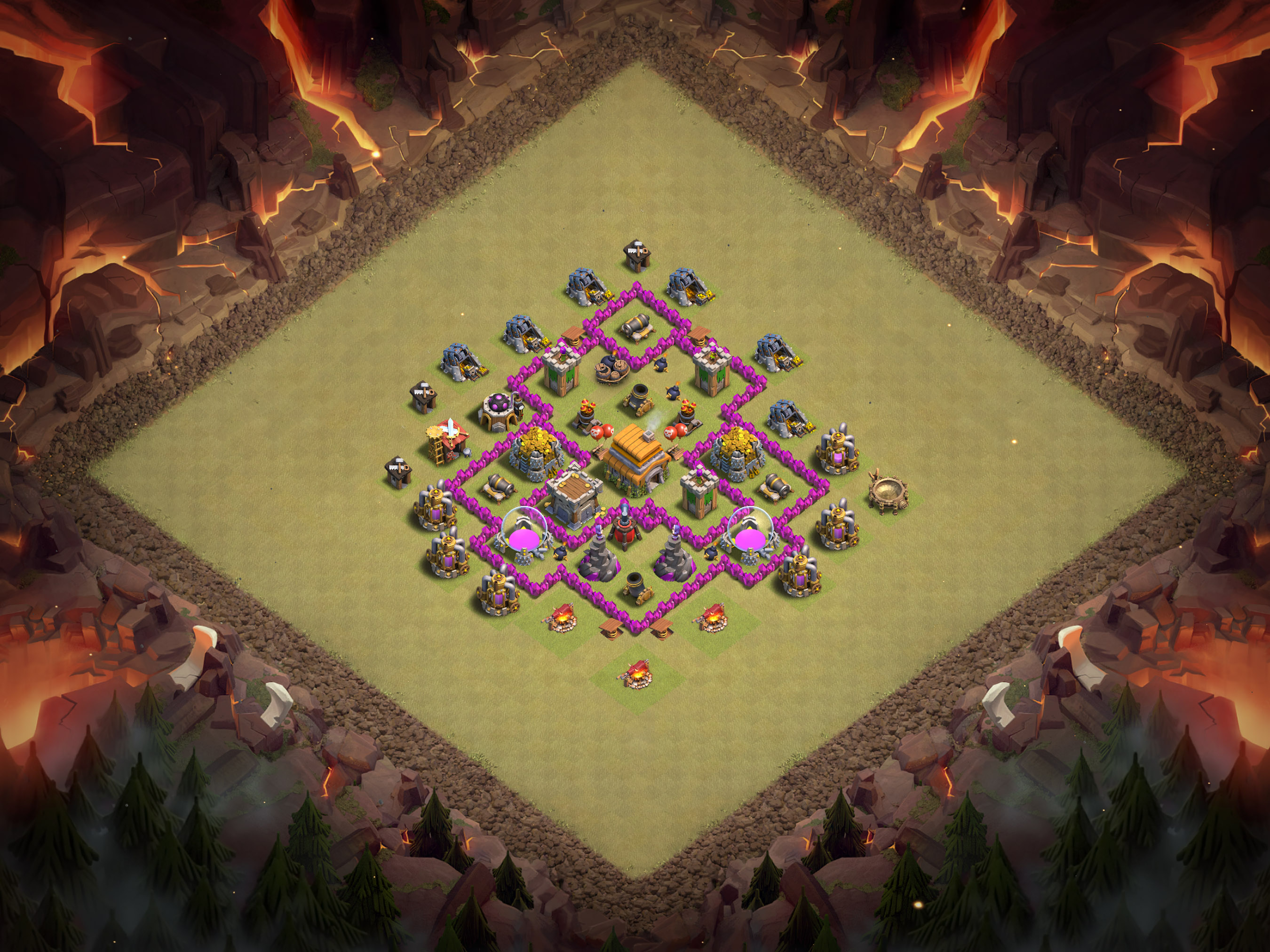 Th6 War Base Layout 6 layout