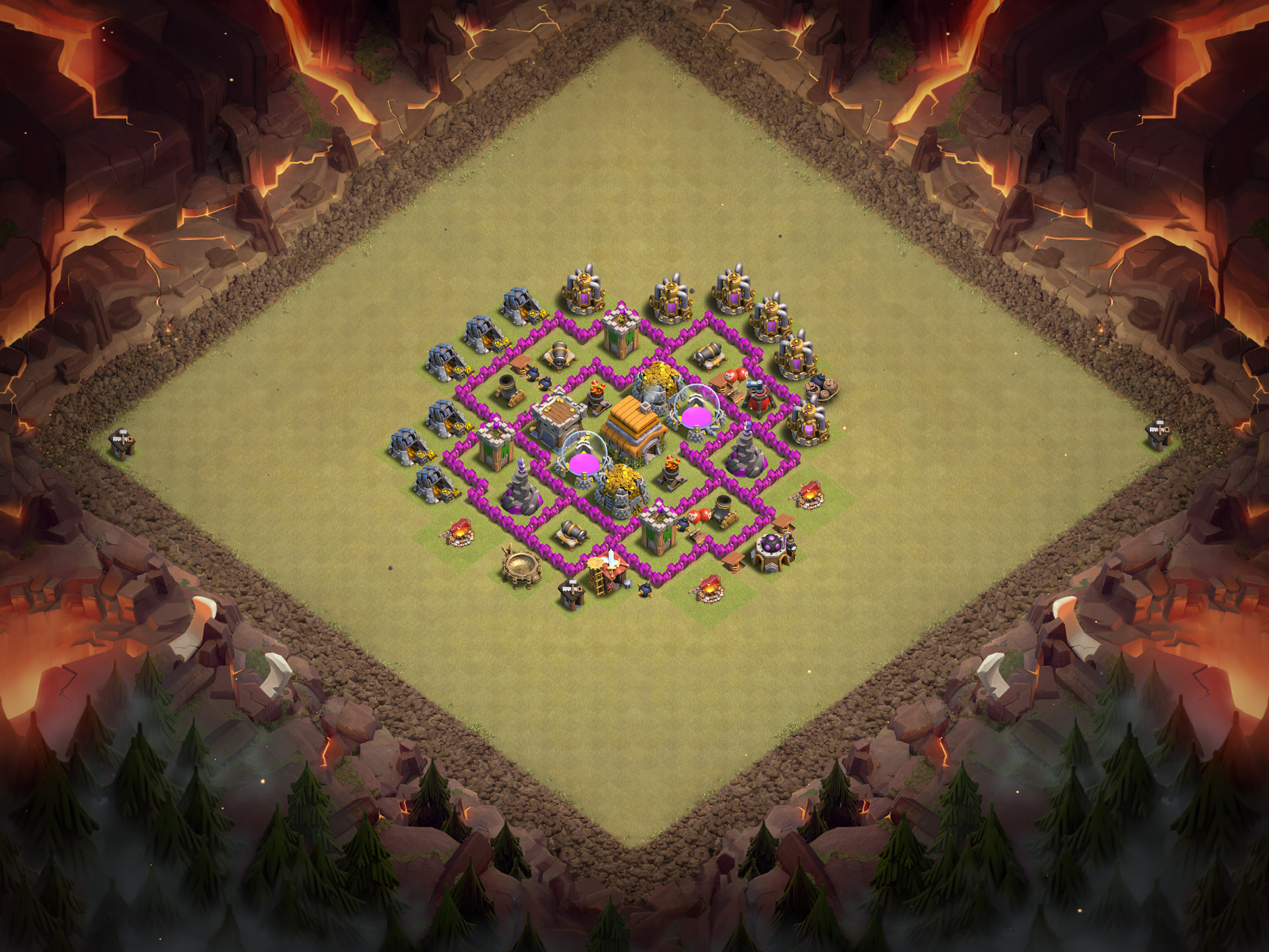 Th6 War Base Layout 9 layout