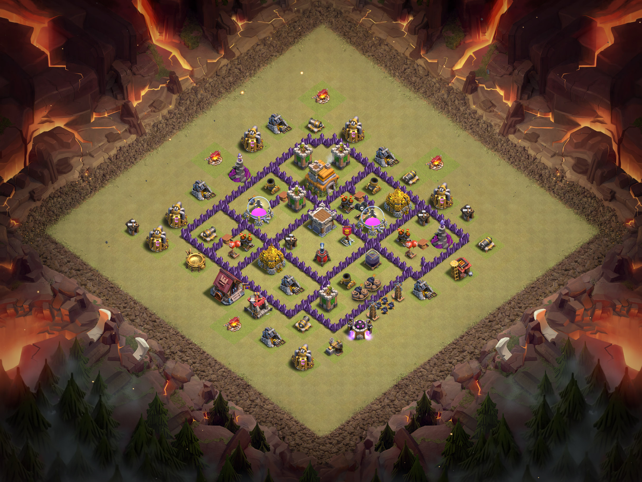 Th7 War Base Layout 11 layout