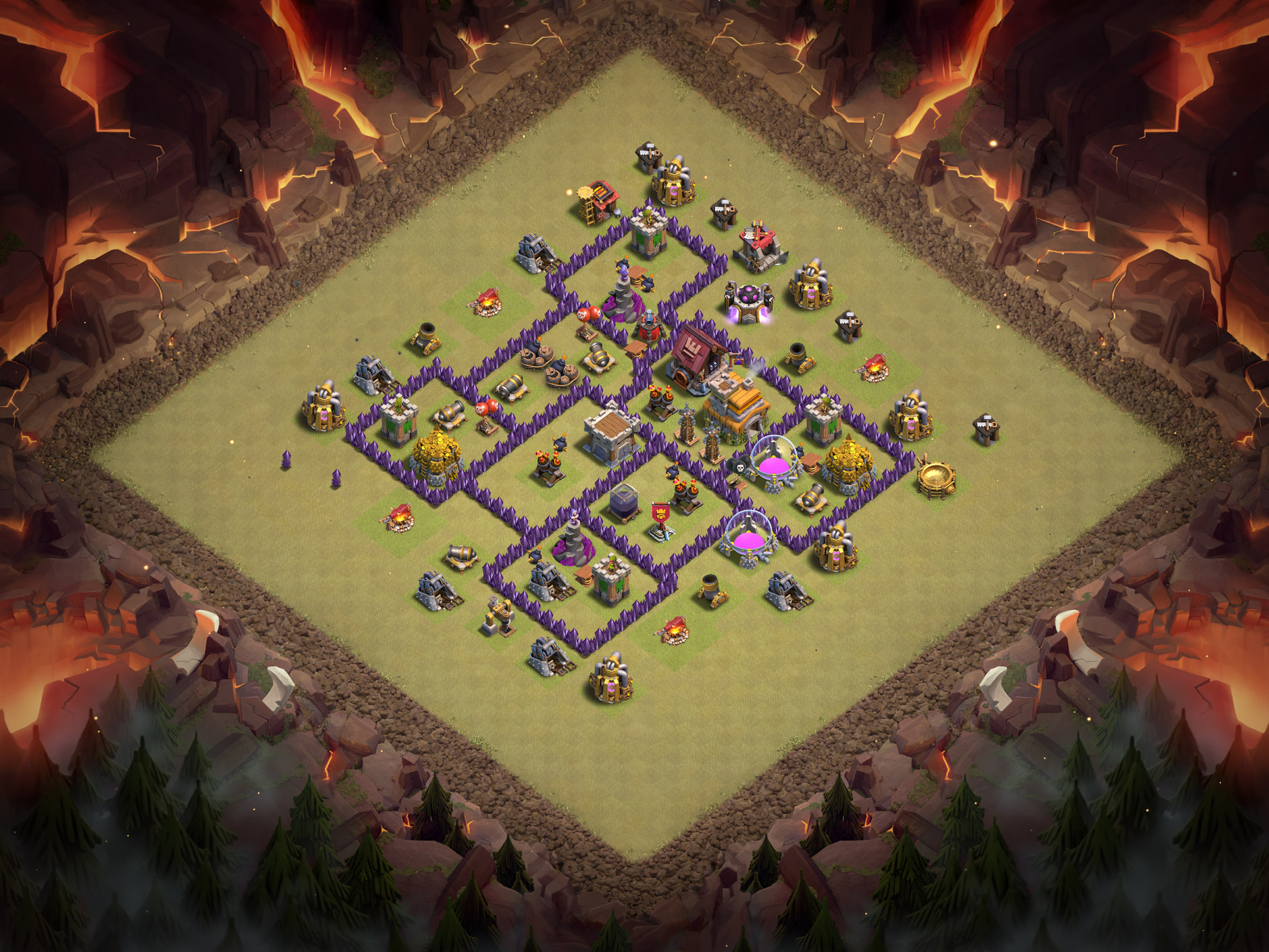 Th7 War Base Layout 12 layout