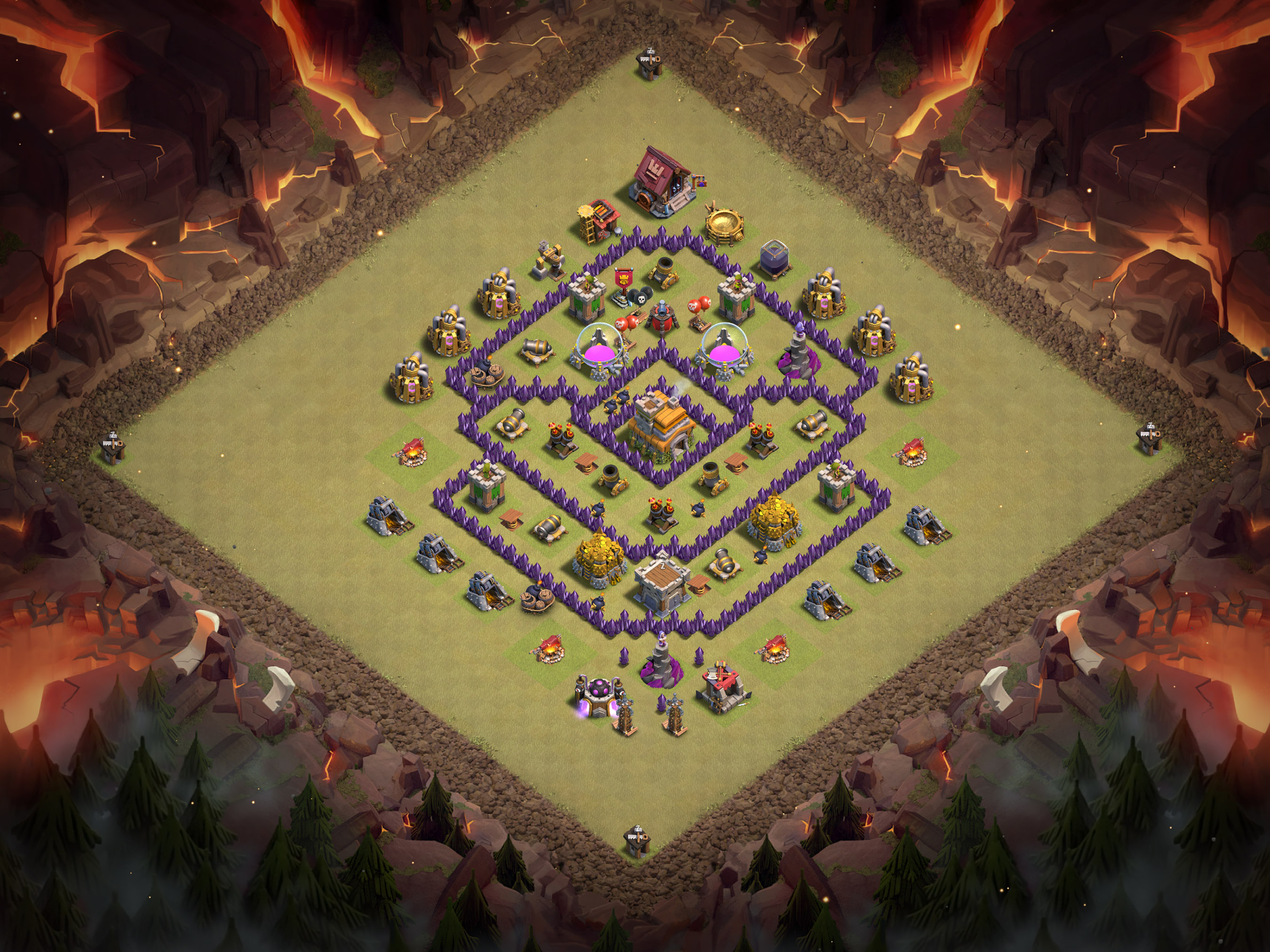 Th7 War Base Layout 15 layout
