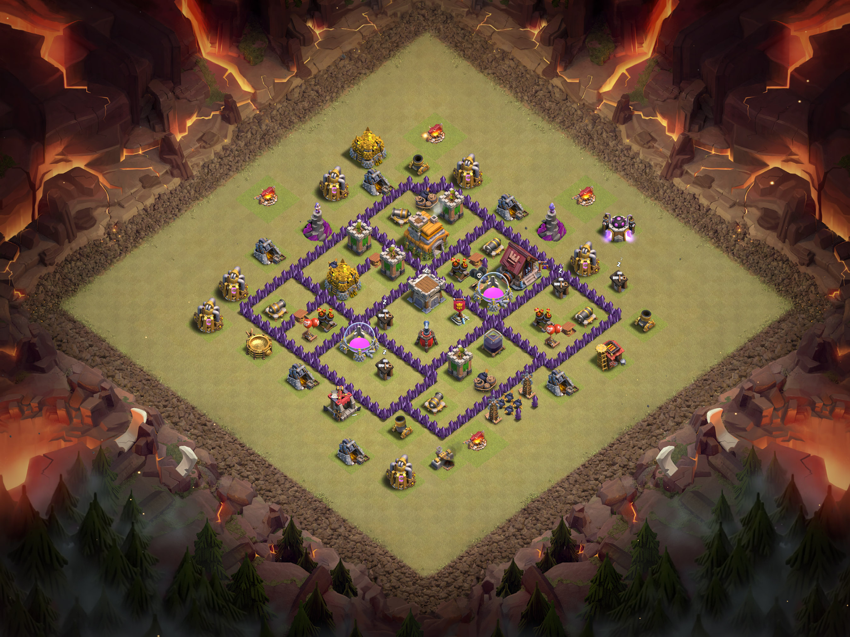 Th7 War Base Layout 16 layout