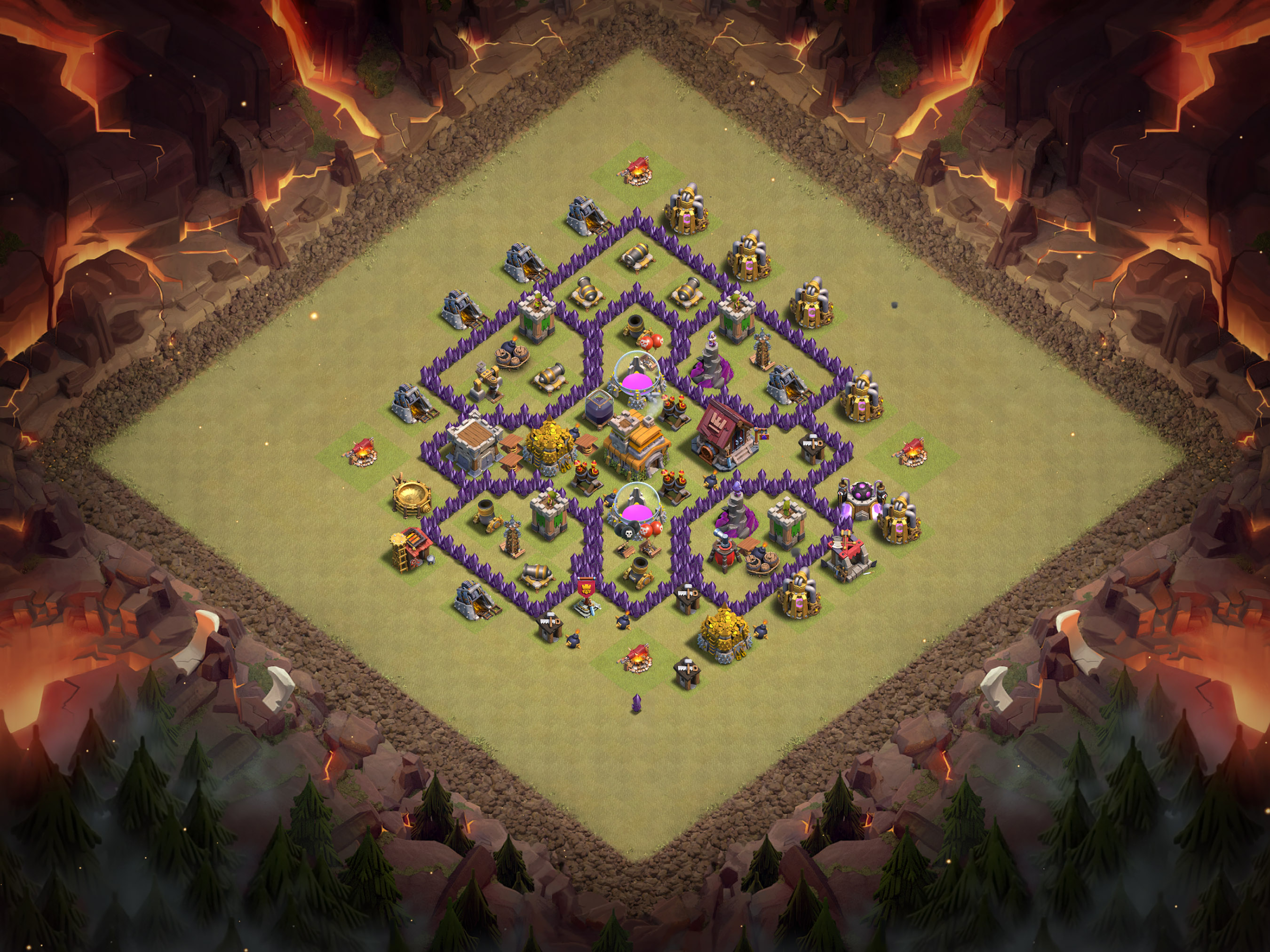 Th7 War Base Layout 17 layout