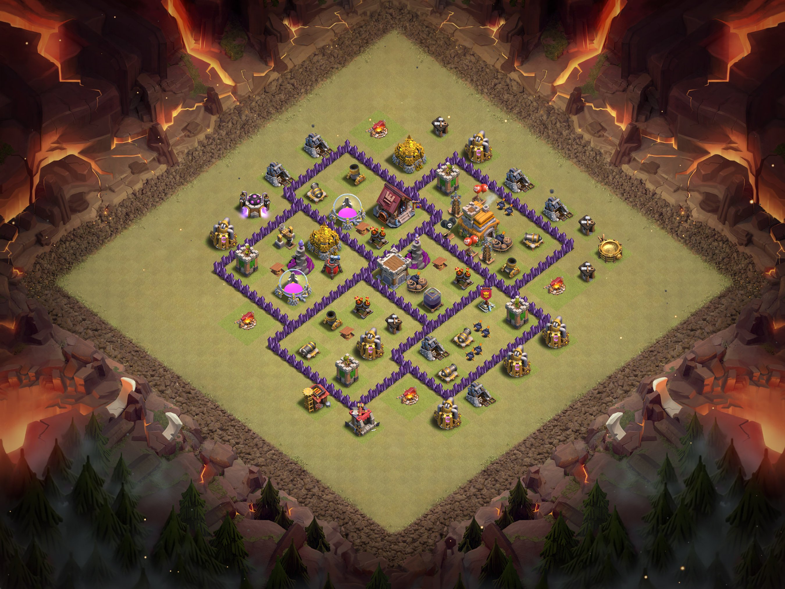 Th7 War Base Layout 18 layout