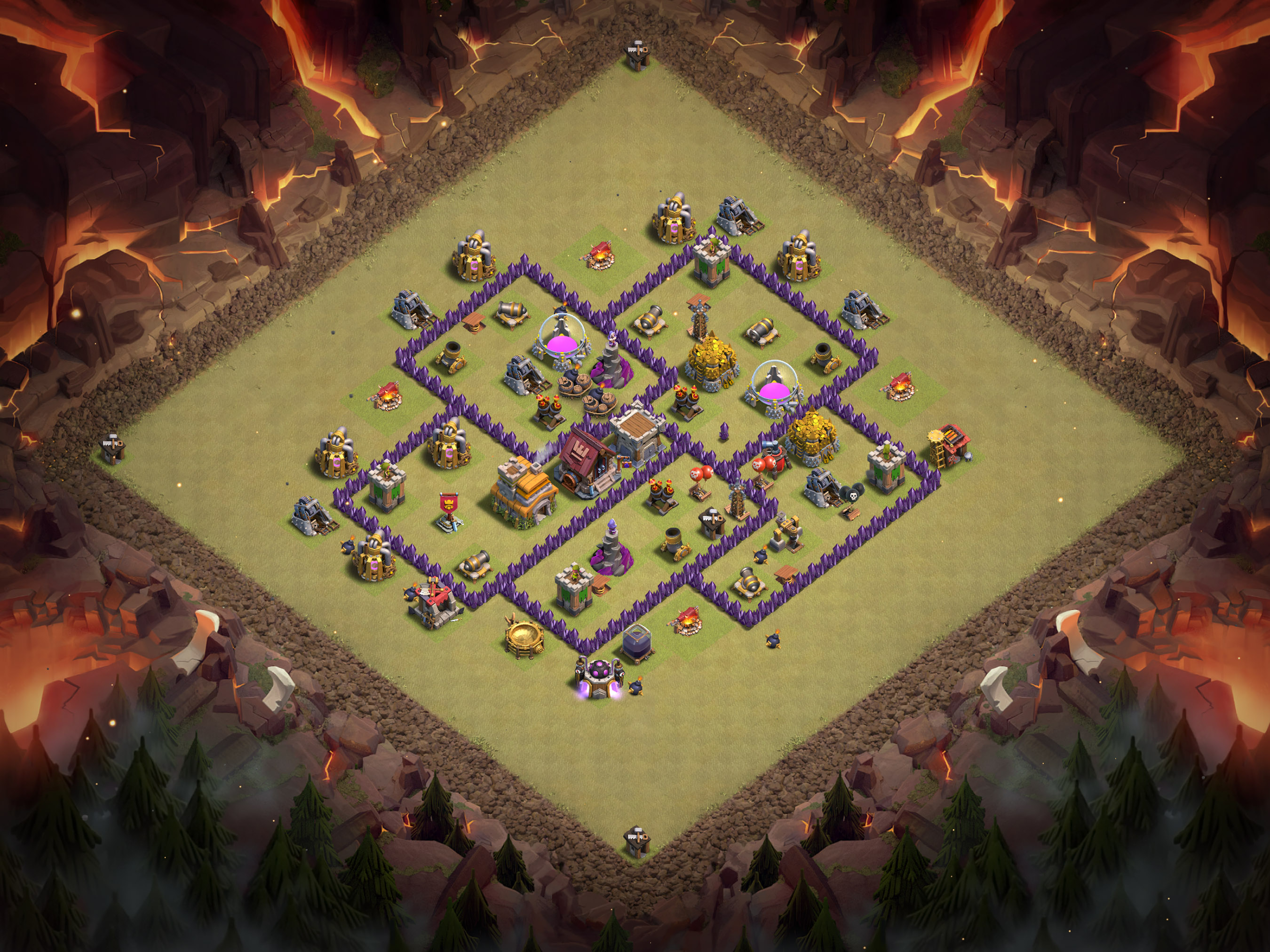 Th7 War Base Layout 19 layout