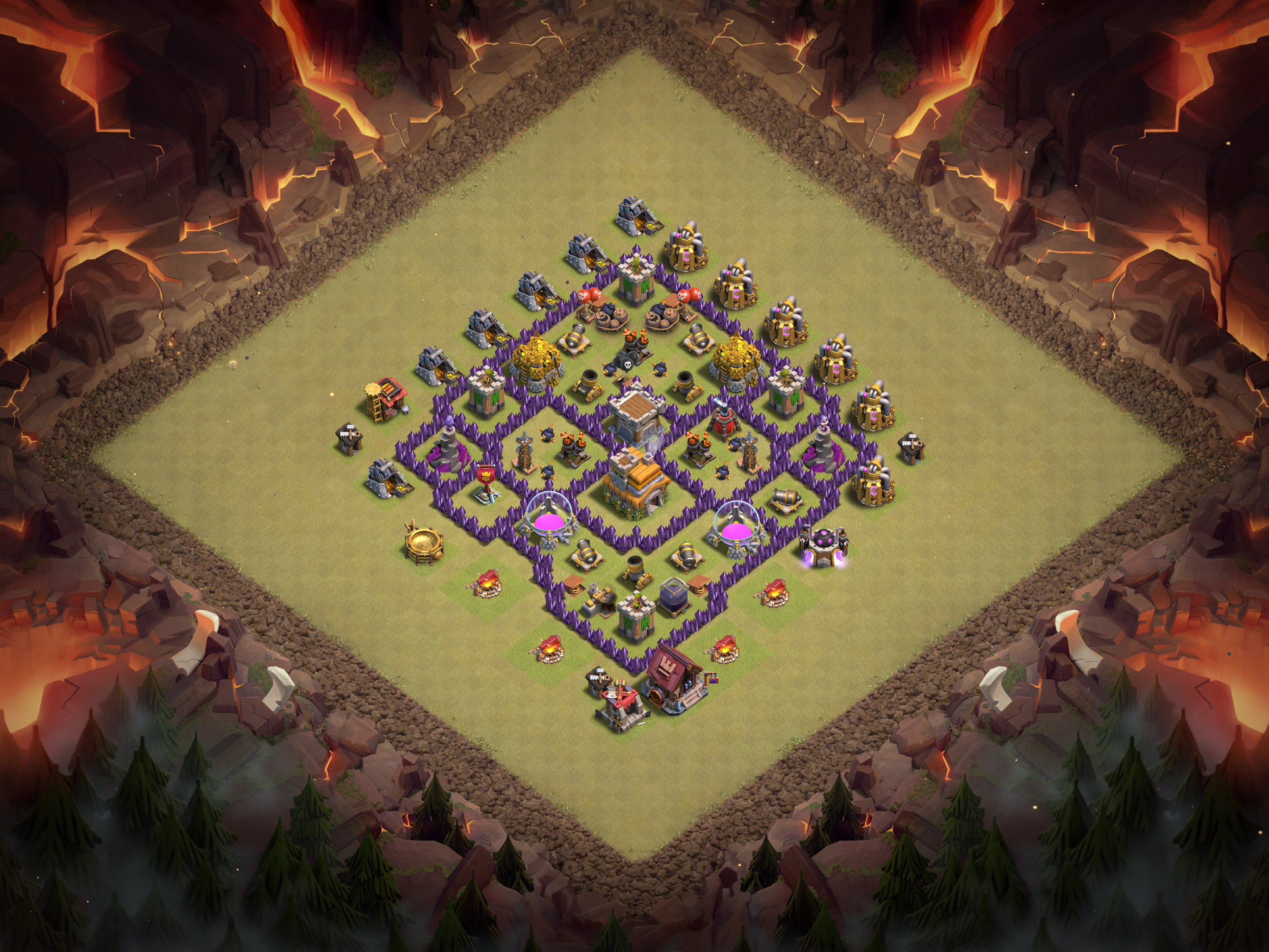 Th7 War Base Layout 2 layout