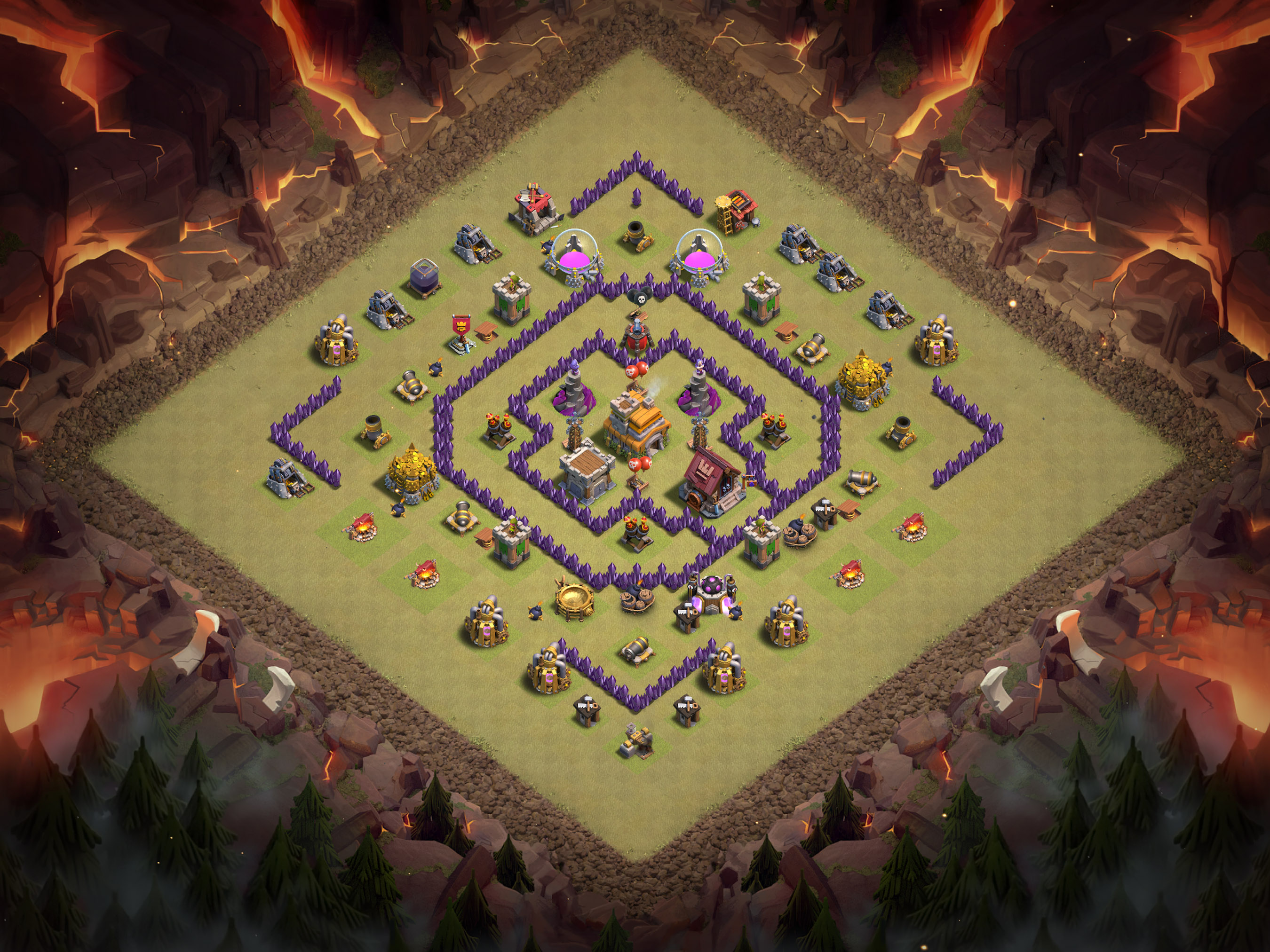 Th7 War Base Layout 20 layout
