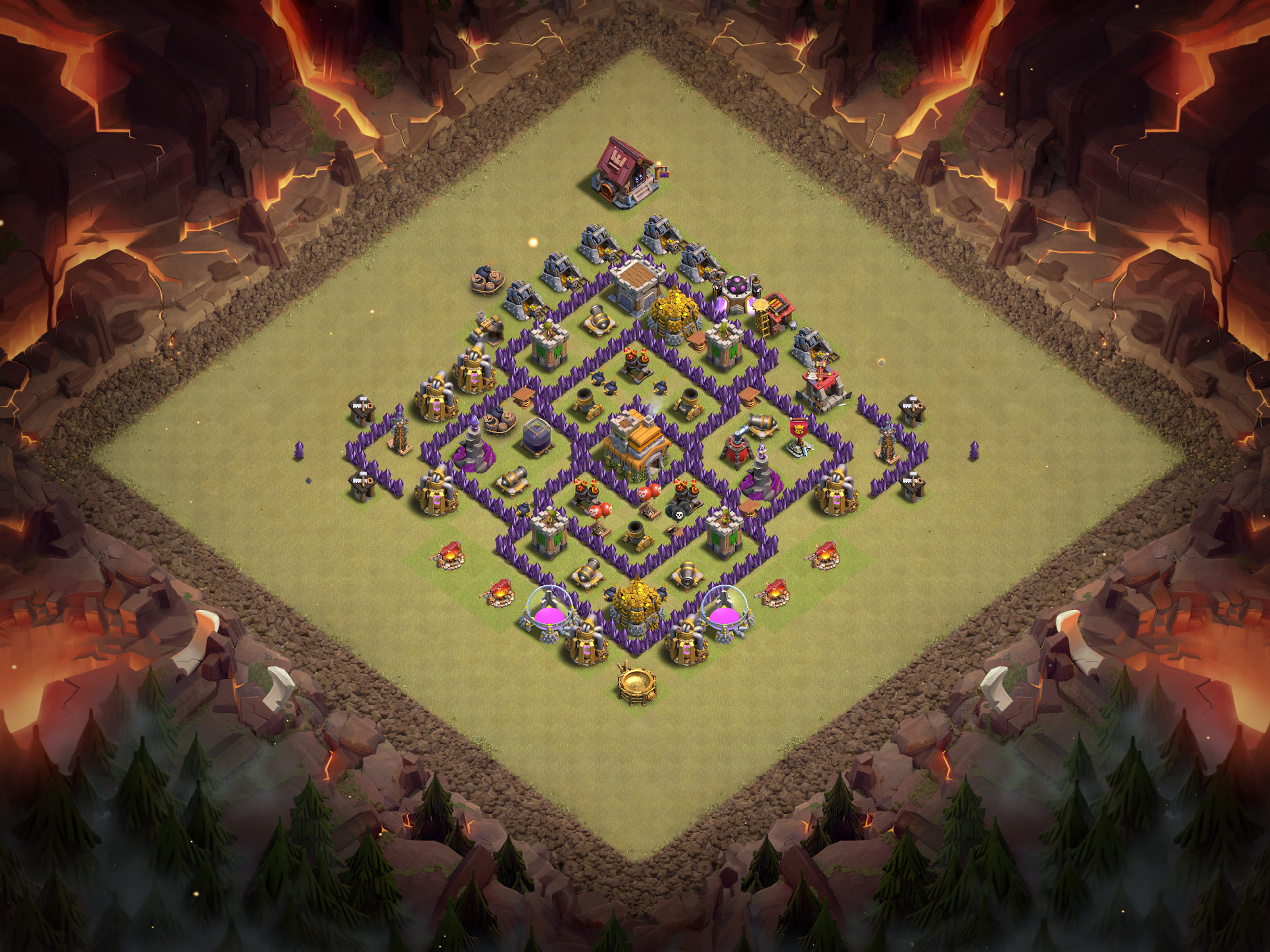 Th7 War Base Layout 21 layout