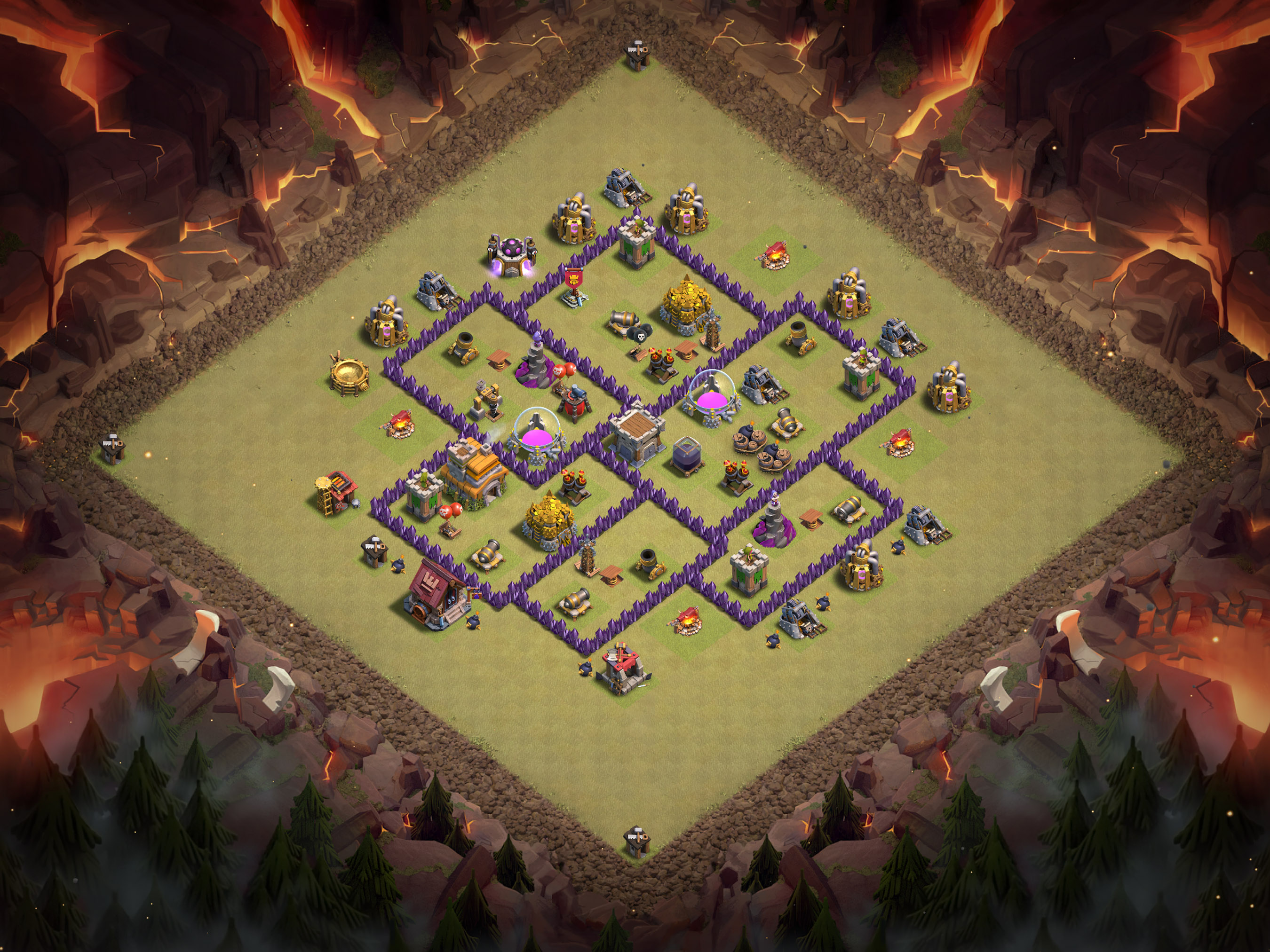 Th7 War Base Layout 22 layout