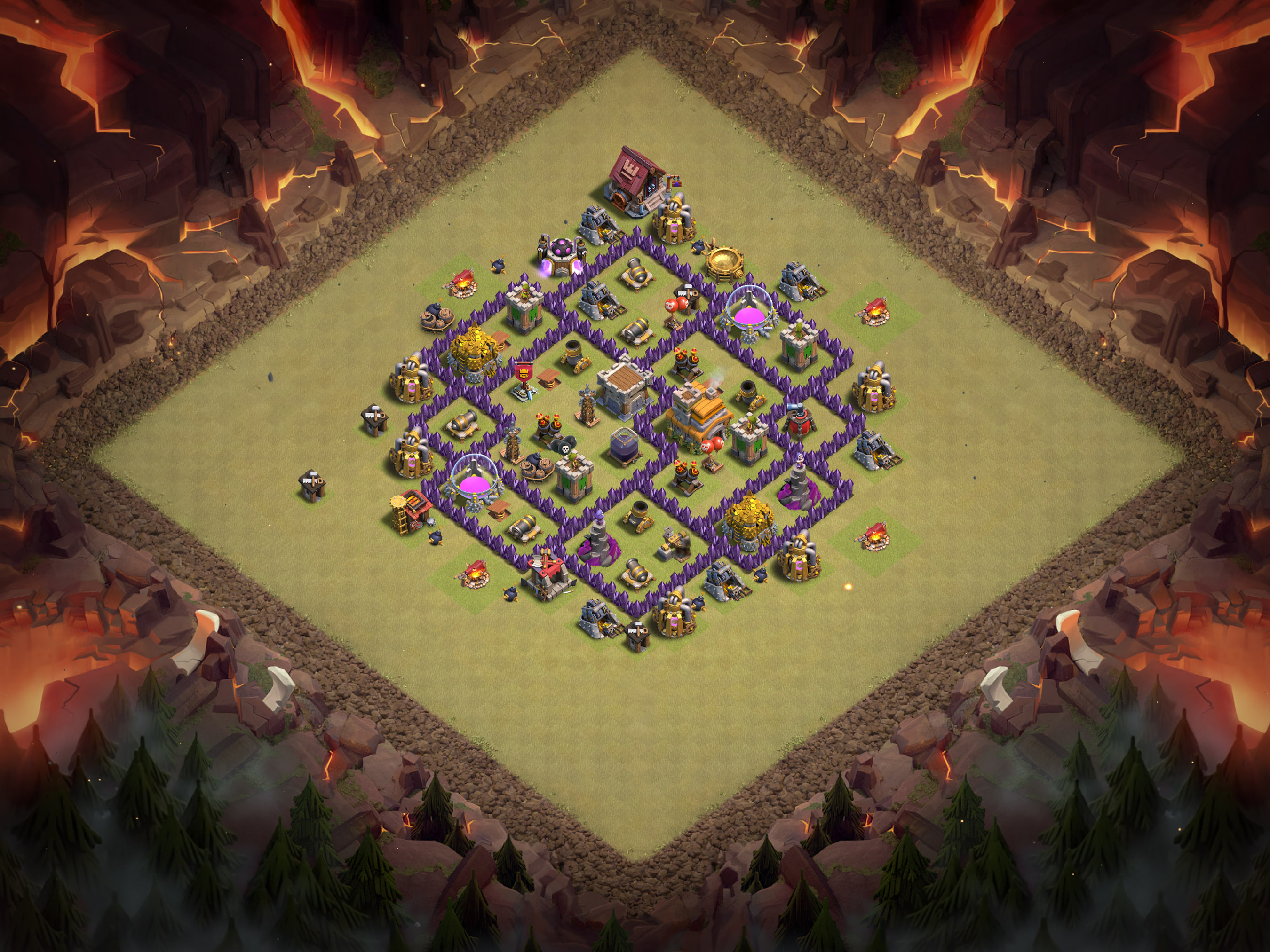 Th7 War Base Layout 7 layout