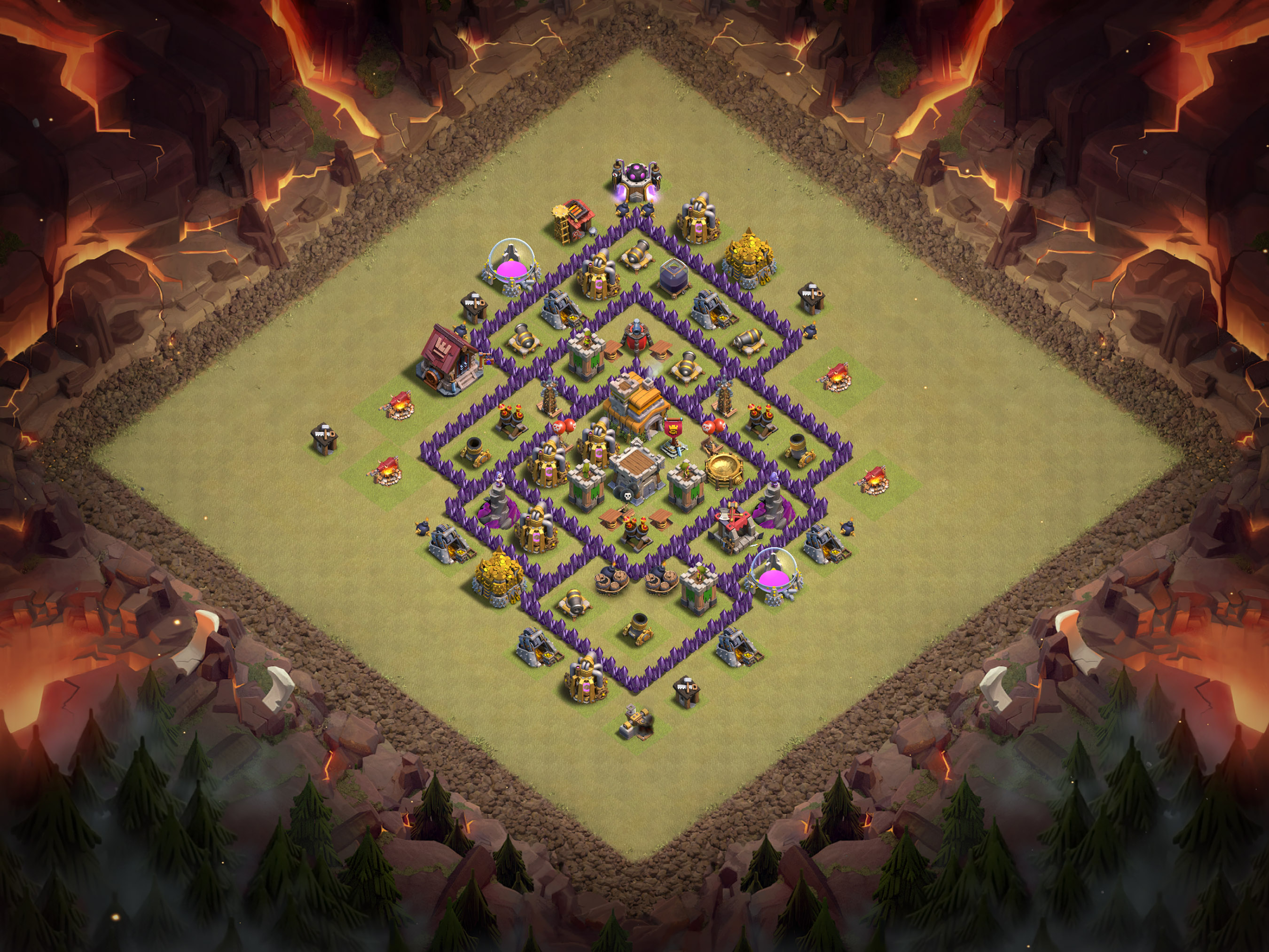 Th7 War Base Layout 8 layout