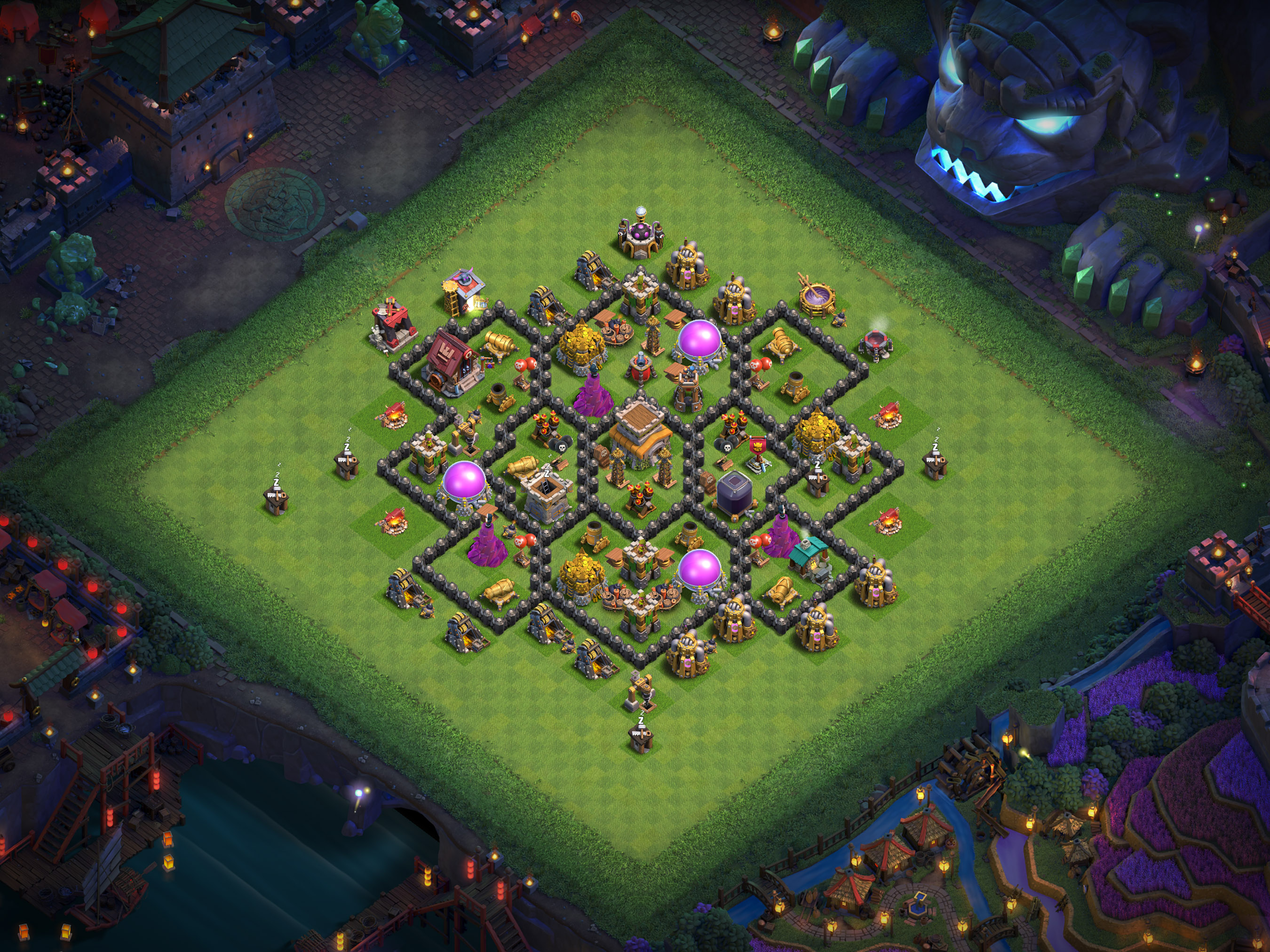 Th8 Farm Base Layout 8 layout