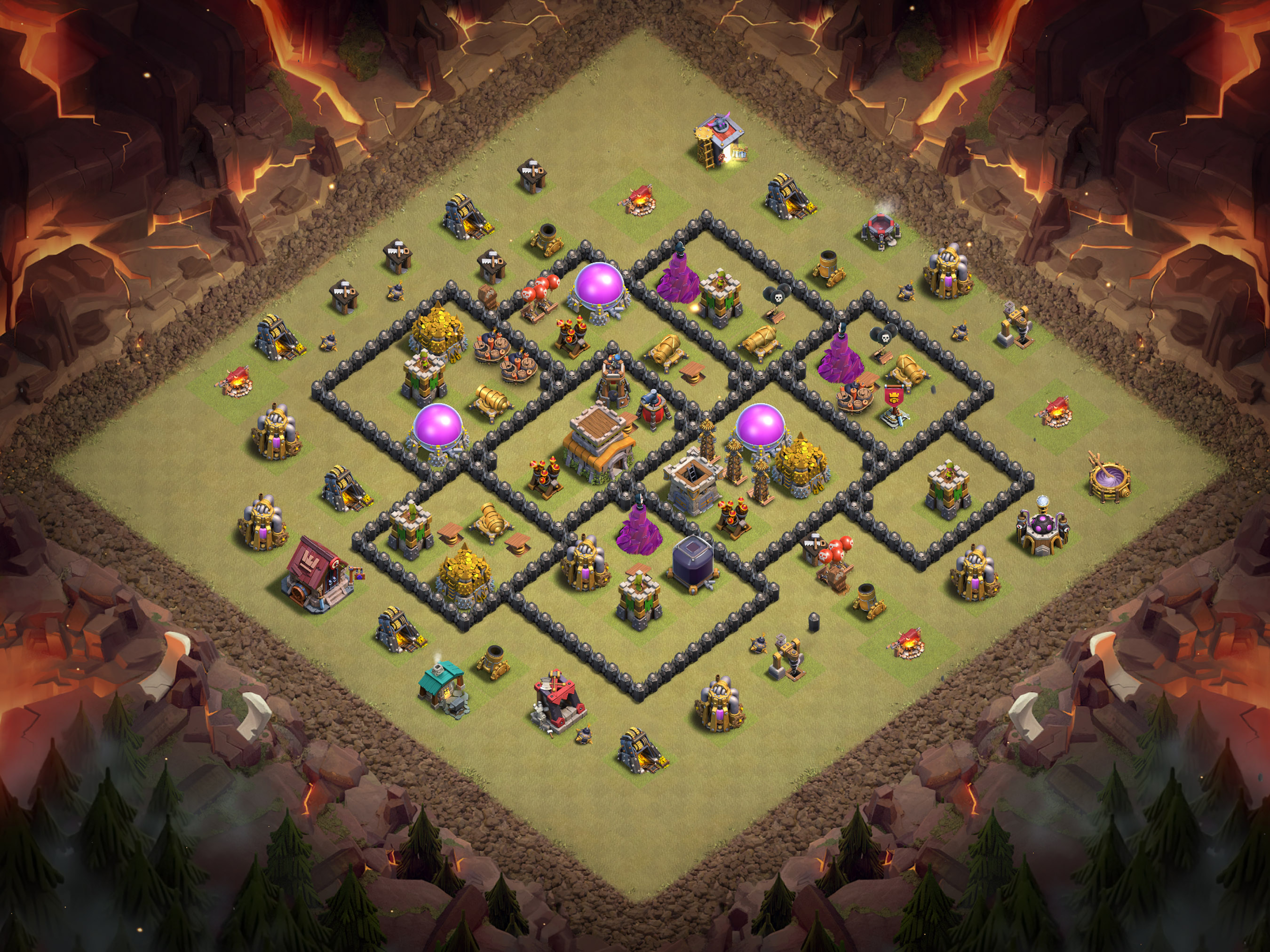 Th8 War Base Layout 1 layout