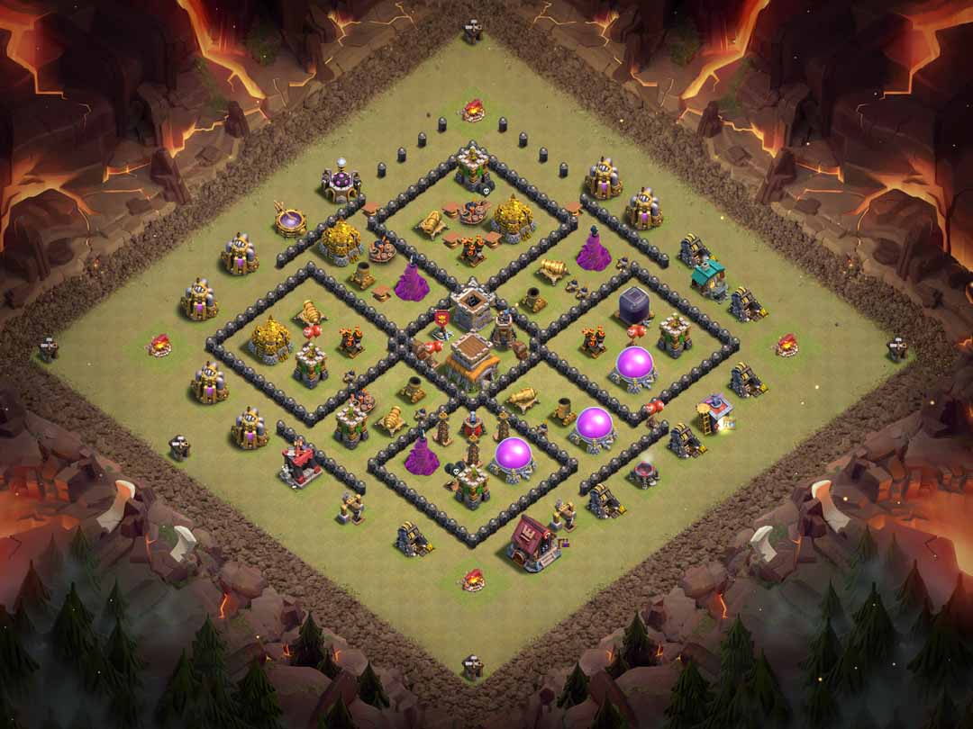 Th8 War Base Layout 10