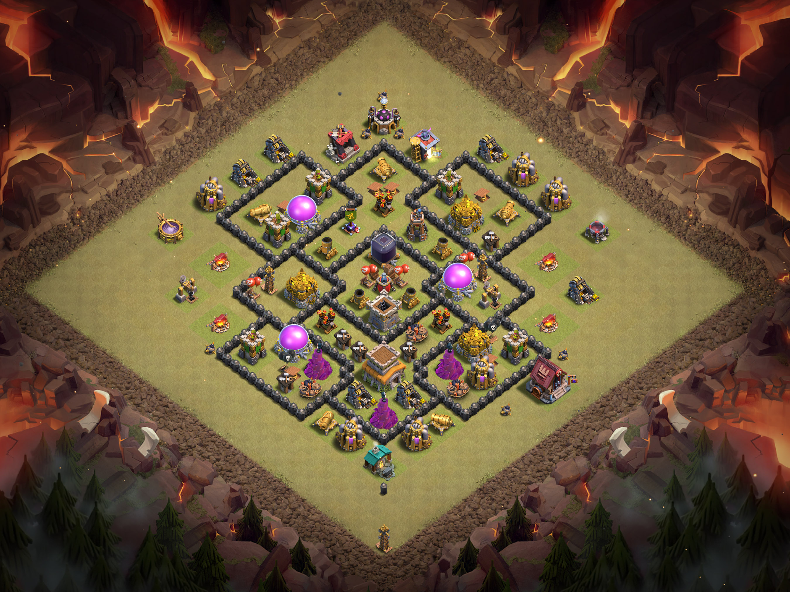Th8 War Base Layout 12 layout