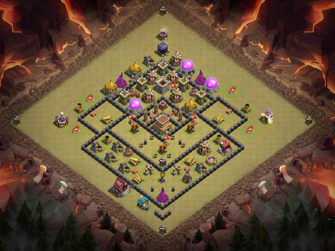 Th8 War Base Layout 14