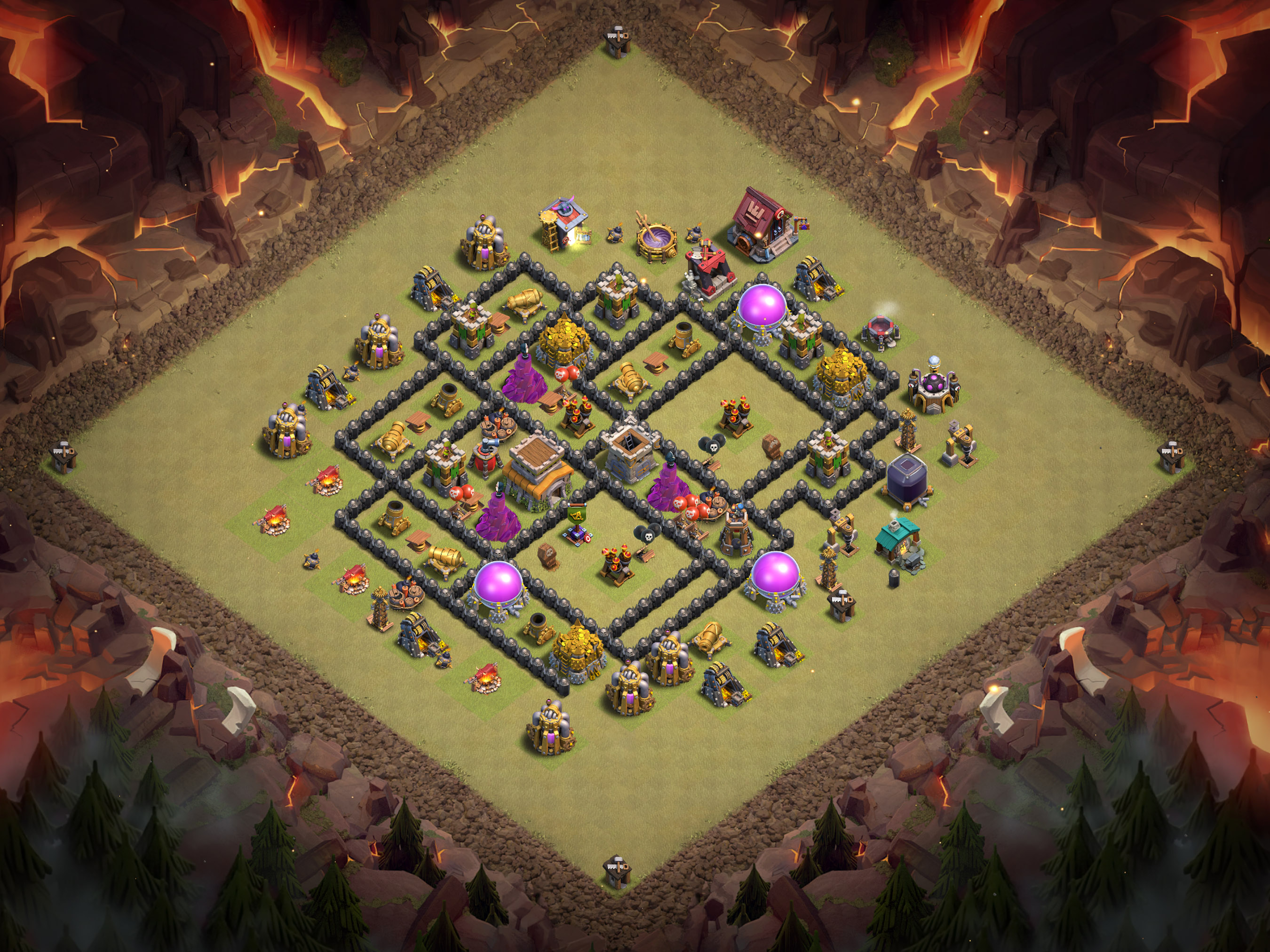 Th8 War Base Layout 15 layout