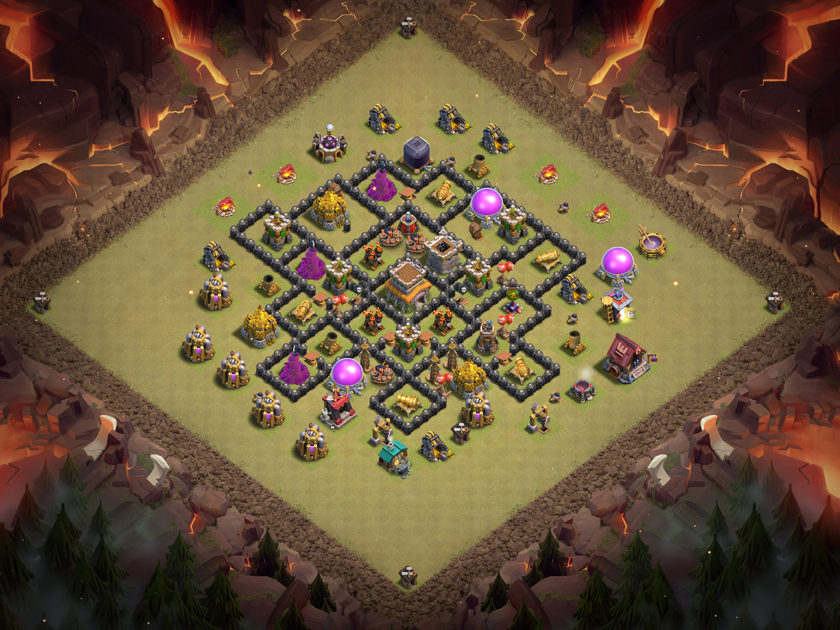Th8 War Base Layout 17 layout