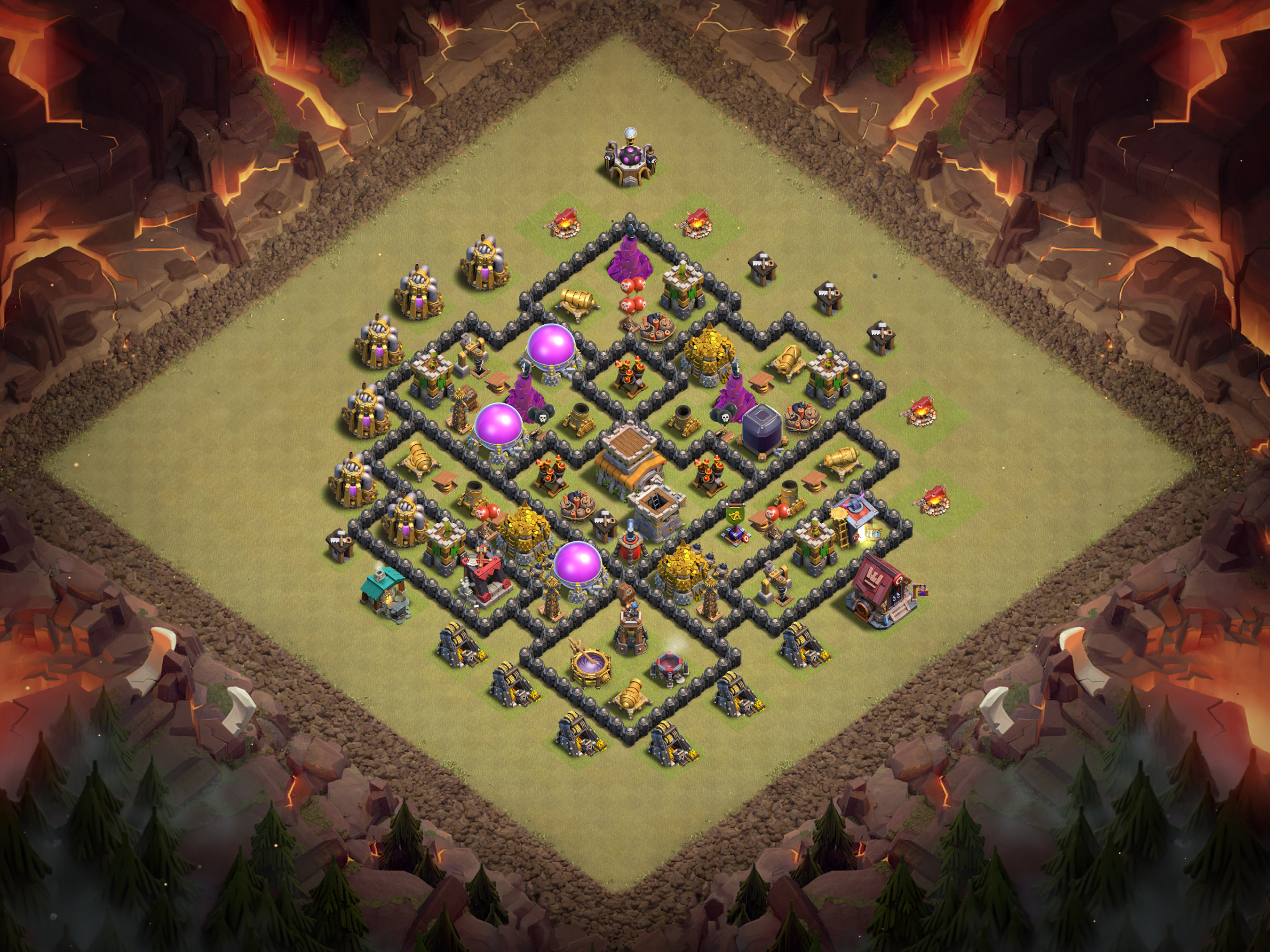 Th8 War Base Layout 19 layout