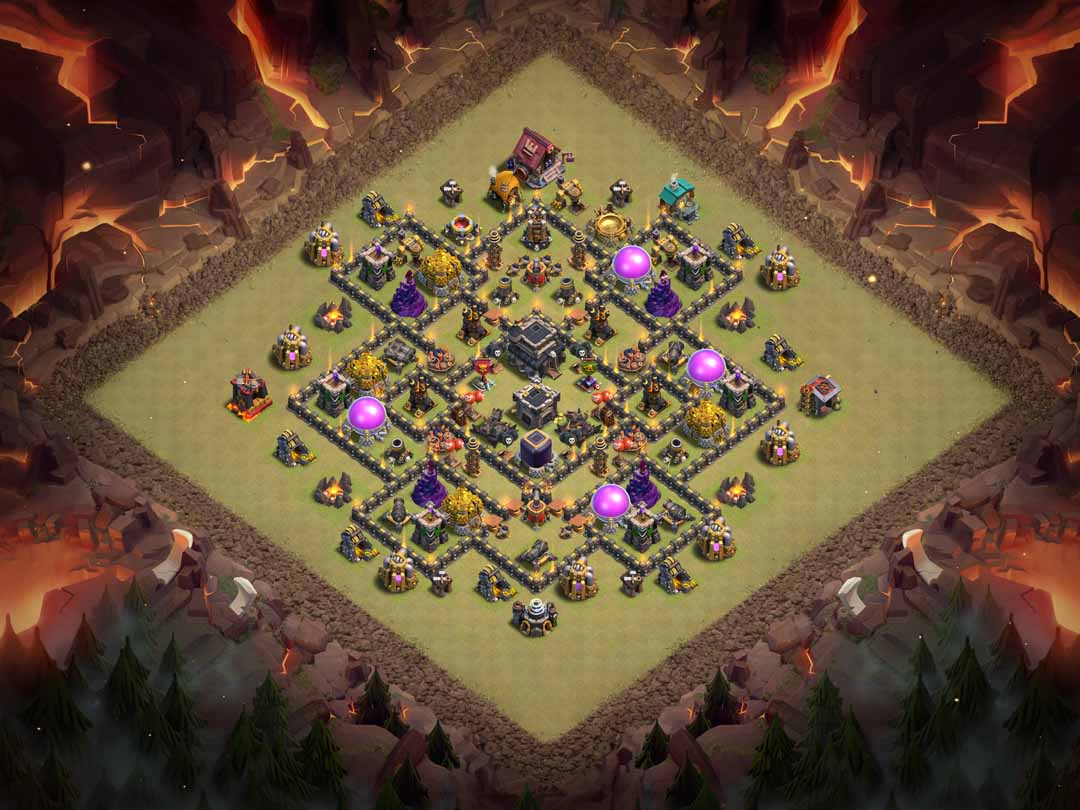 Th9 War Base Layout 1
