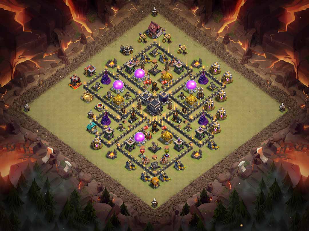 Th9 War Base Layout 10