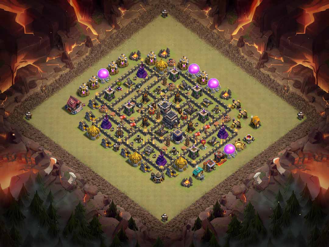 Th9 War Base Layout 11