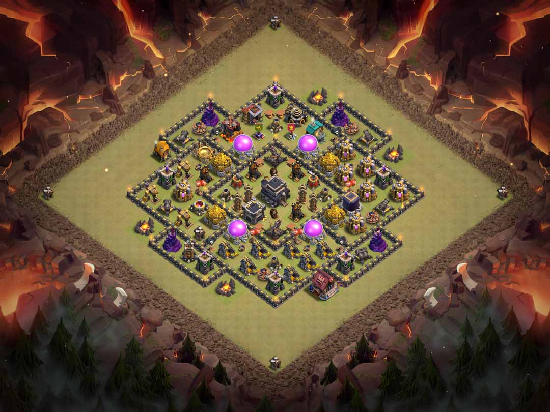 Th9 War Base Layout 12