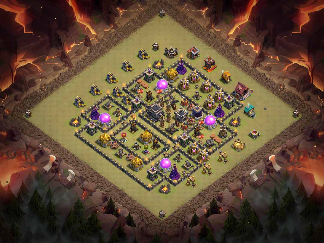 Th9 War Base Layout 13