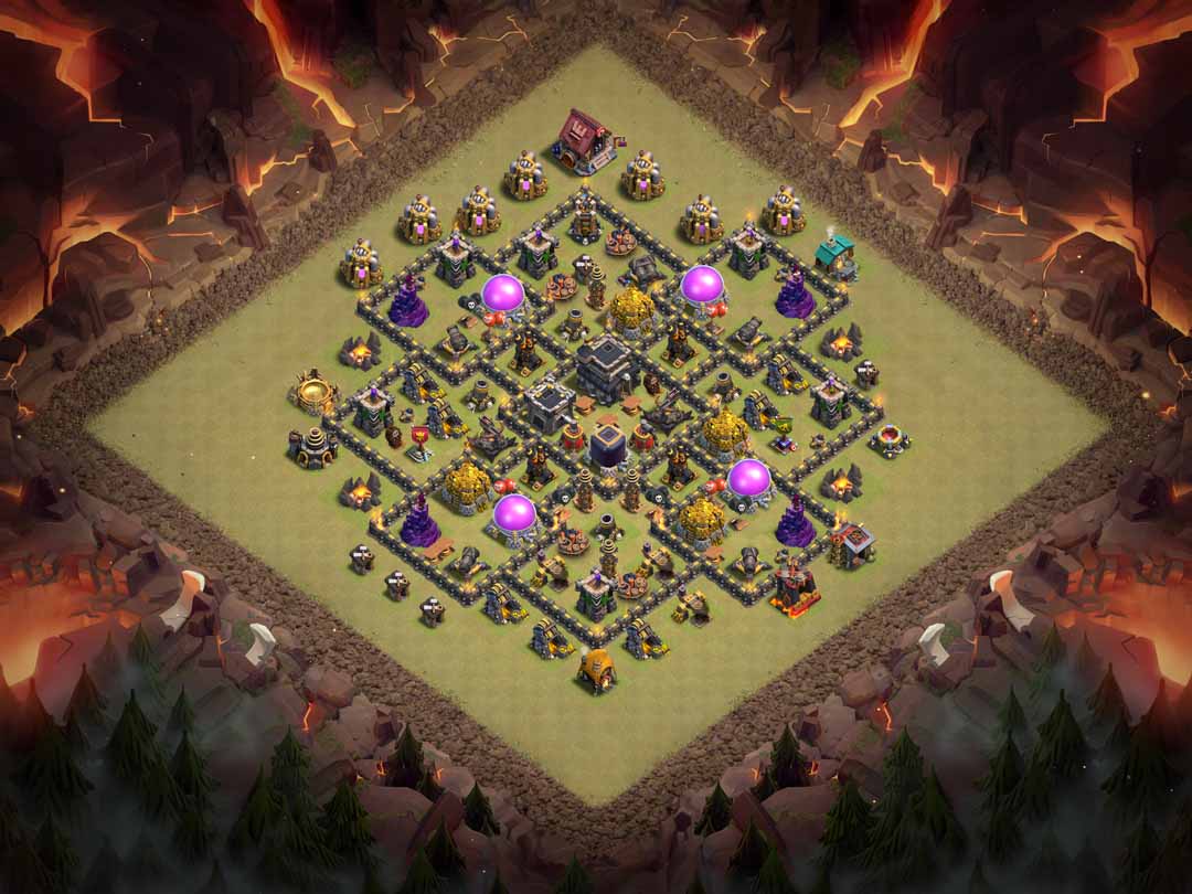 Th9 War Base Layout 14