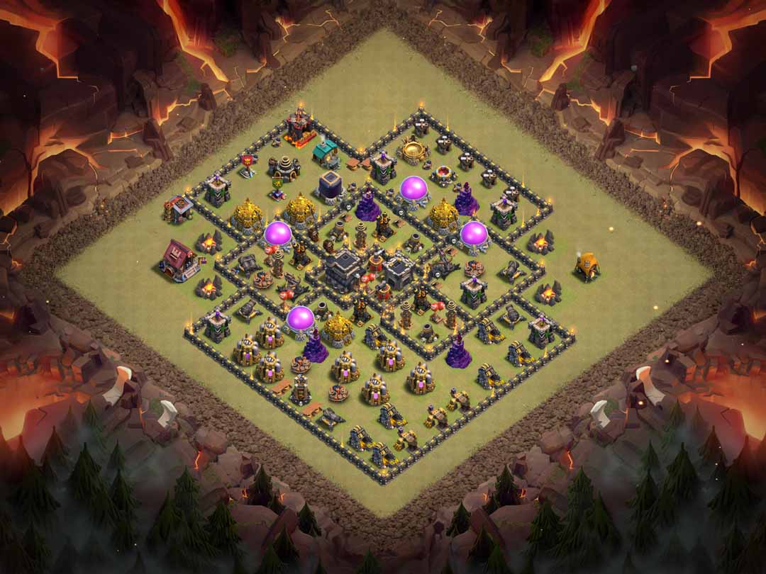 Th9 War Base Layout 15