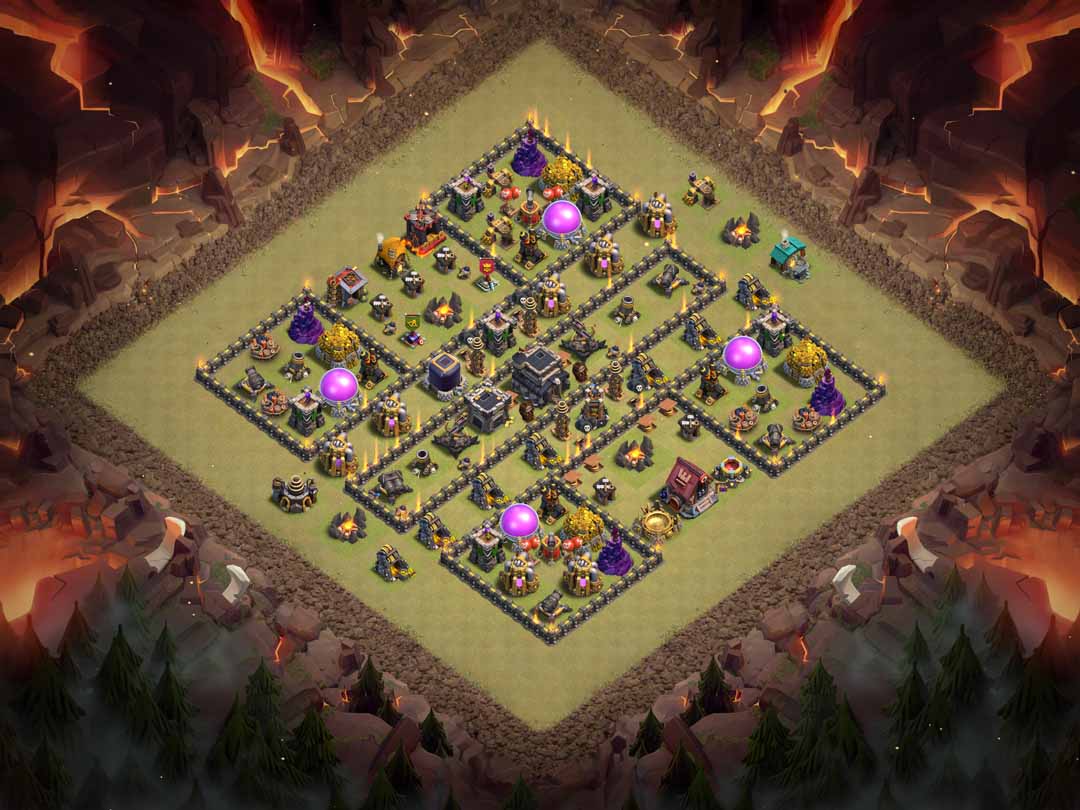 Th9 War Base Layout 16