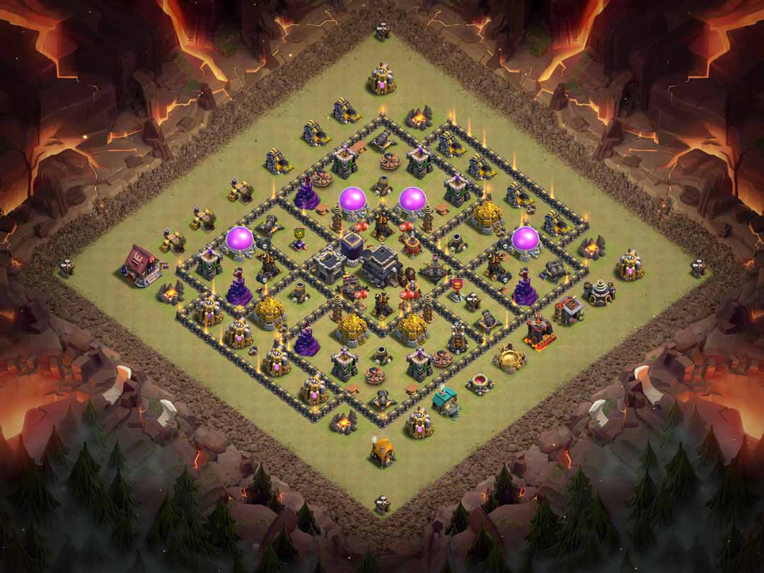 Th9 War Base Layout 17