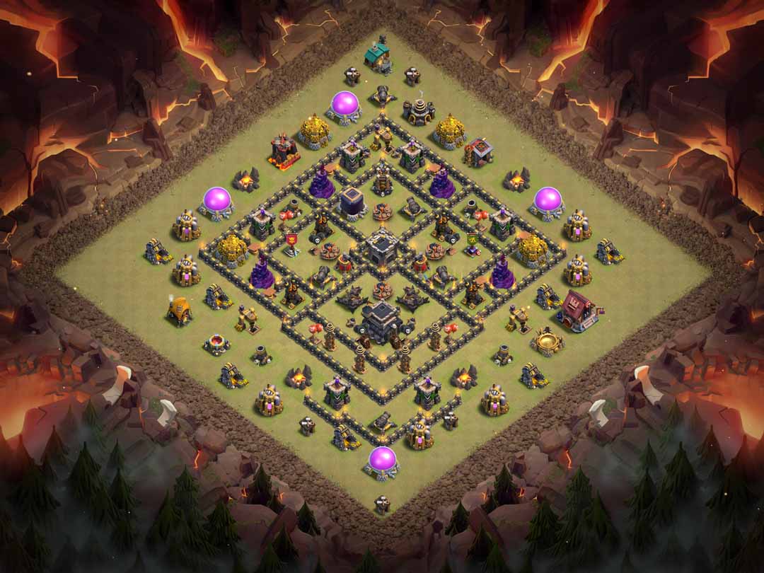 Th9 War Base Layout 19