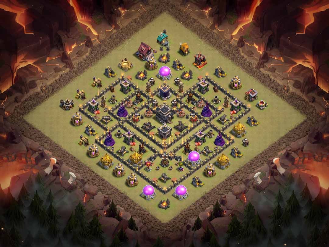 Th9 War Base Layout 22
