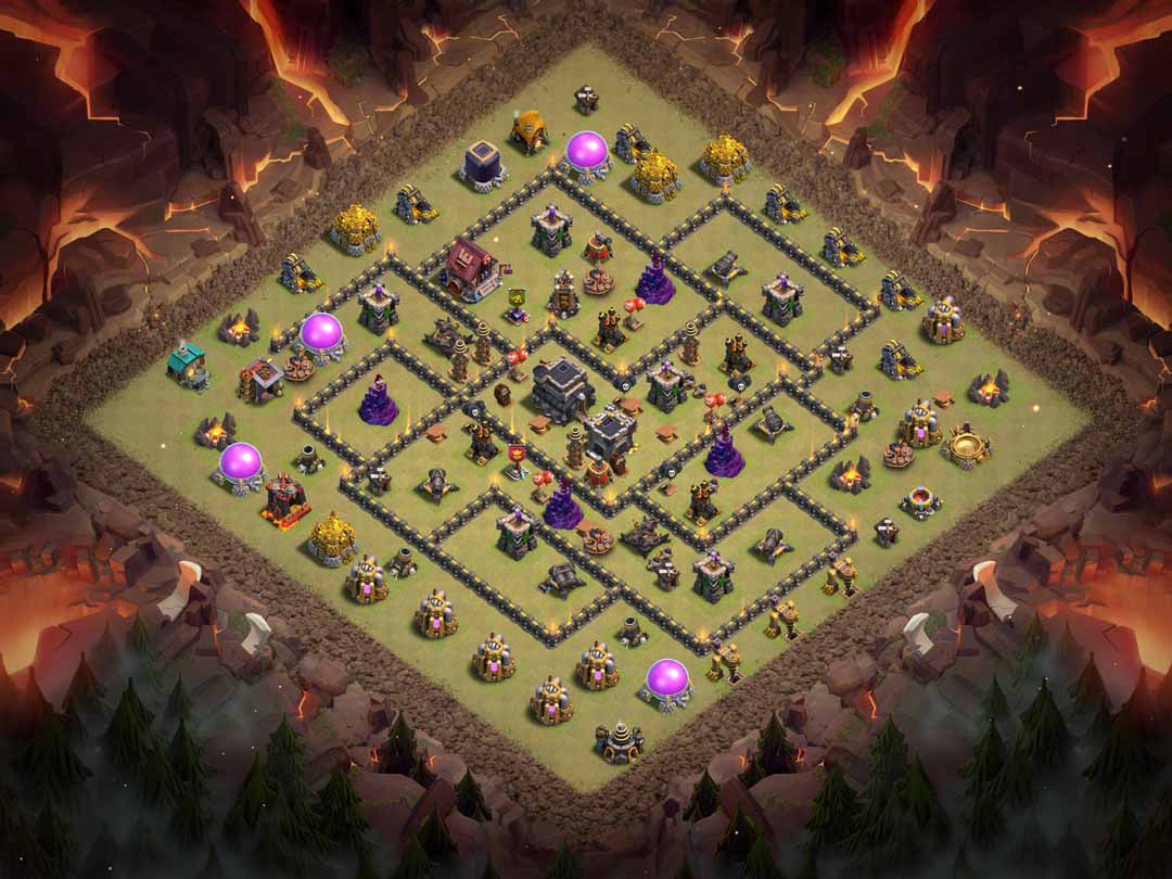 Th9 War Base Layout 23