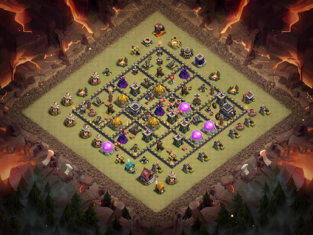 Th9 War Base Layout 24